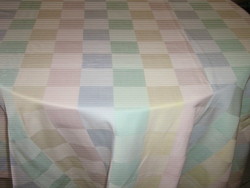 Beautiful huge pastel damask tablecloth