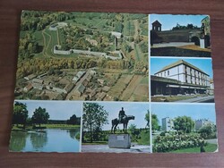Szigetvár, postal clear postcard