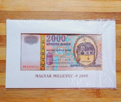 Magyar Millenium 2000 forintos