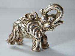 Ezüst (925) elefánt medál, függő, kulcstartó figura