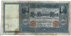100 márka 1909 Németország 1. Ritka