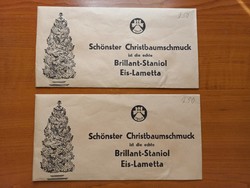 Karácsonyi régi staniol lametta, Eis-Lametta