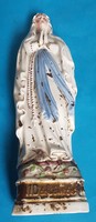 Virgin Mary of Lourdes, painted porcelain