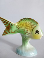 Hollóházi porcelán hal,aranyhal figura