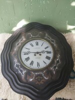 HUF 1 auction. Biedermeier frame clock. 1880, 61 cm x 49 cm