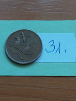 South Africa 1 cent 1989 birds, sparrows, bronze 31.