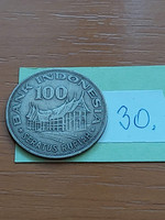 Indonesia 100 Rupiah 1978 Minangkabau West Sumatra, Copper-Nickel 30.