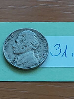 USA 5 CENT 1940 Thomas Jefferson, Réz-nikkel  31.