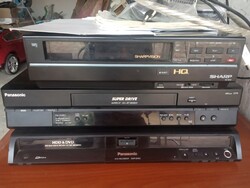 Dvd recorder, 2 video players/recorders for sale!