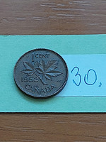 KANADA 1 CENT 1952 VI. GYÖRGY, BRONZ 30.