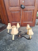 Retro bronze? Chandelier lamp heirloom antique shade