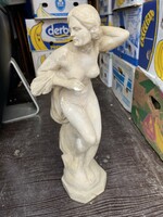 Plaster female nude statue / small sculpture r0