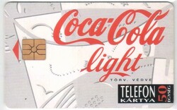 Magyar telefonkártya 1045    1994 Coca-Cola Light GEM 1 nincs Moreno  37.000  db.
