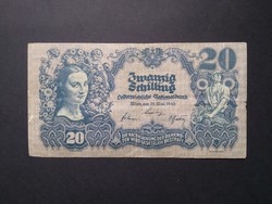 Austria 20 schillings 1945 f