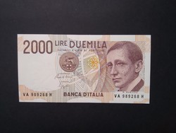 Italy 2000 lire 1990 oz
