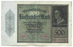 500 Marks 1922 Germany 1.
