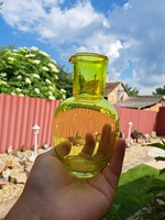 Rare certified pub color pourer 3 dl collector's item glass bottle brandy pourer pub
