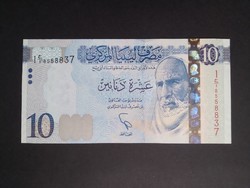 Libya 10 dinars 2015 unc