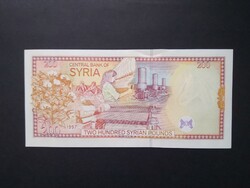 Syria 200 pounds 1997 unc
