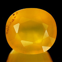 Amazing! 100% Prod. Large size orangish sun yellow opal 6.37ct!! (Vvs)! Its value: HUF 79,600!!!