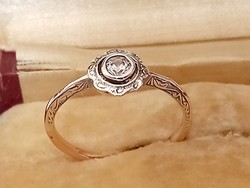 Antik arany és ezüst gyűrű