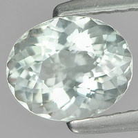 Extra! Real, 100% product. Light green aquamarine gemstone 1.06ct (vvs)! Its value: HUF 63,600!!