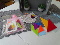 Fejlesztőjáték - Tangram (filc)