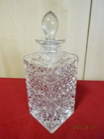 Crystal whiskey glass, total height 25 cm. Jokai.