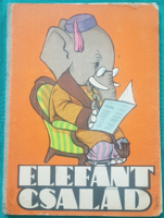 Béla Tankó: elephant family - > children's and youth literature > animal tales > leporello