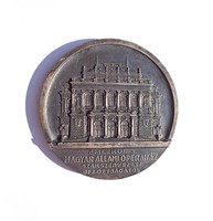 The work of István Lőrincz, commemorative plaque from the trade union committee of the Hungarian State Opera House