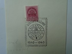 Za451.103 Commemorative stamp - centenary of the stamp 1840-1940 - Budapest 4