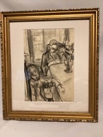 Gráber Margit ( 1895 - 1993 ) , Anyám sorozatából .