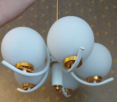 5 üvegbúrás, szarvasi "Sputnik" lámpa