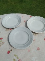 Zsolnay porcelán kis tányér 3 db  eladó! pótlásra