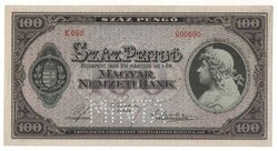 1926 100 pengő MINTA