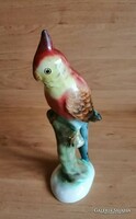 Bodrogkeresztúri kerámia papagáj figura 25 cm  (po-4)