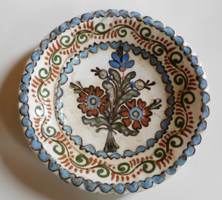 Decorative plate by István Csenki czvalinga 25.5 Cm - glued