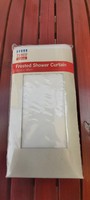 White shower curtain (number 101)