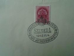 Za451.76 Commemorative stamp - on the commemoration of the counter-revolution in Szeged 1942 Szeged 1