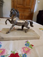 Antique horse sculpture