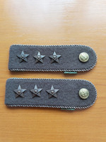 Mn captain's rank for trainee shoulder plate with brown star #