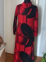 Retro svéd márka / Női jersey maxi nyári ruha, méret: 40.