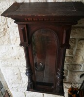 Antique wall display case, relic holder, statue holder, flower holder, lamp holder, 1, 2, 3 heavy wall clock cabinet