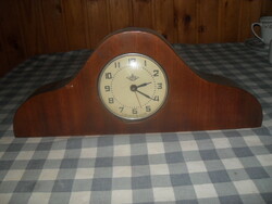Russian alarm clock in art deco style wooden case