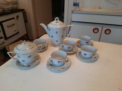 Zsolnay porcelain coffee set for 6 people