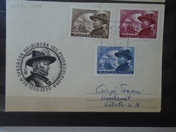 BA1017  Emlékbélyegzés - FDC  Bem Tábornok 1850-1950  csak előlap