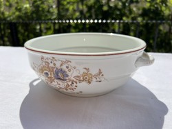 Floral porcelain coma bowl, stew bowl