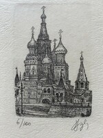Orthodox church - etching