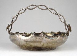 1M816 old marked centerpiece offering silver basket 240 g