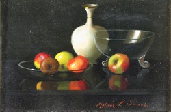 Molnár z. János: still life with apples